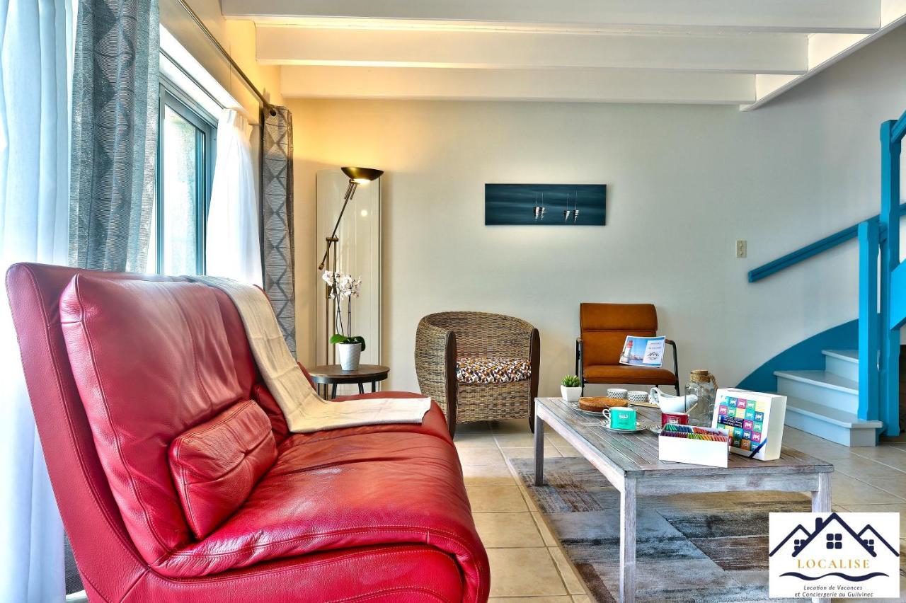 Localise - M3A La Maison Du Pecheur Au Guilvinec - Chambres Vue Mer - A 20M De La Mer Situee A La Pointe De Men Meur - Tout A Pied, Plage, Port, Centre, Commerces, Marche - Wifi Inclus - Linge De Lit Inclus - Jardin Clos - En Option , Menage Et Servi Luaran gambar