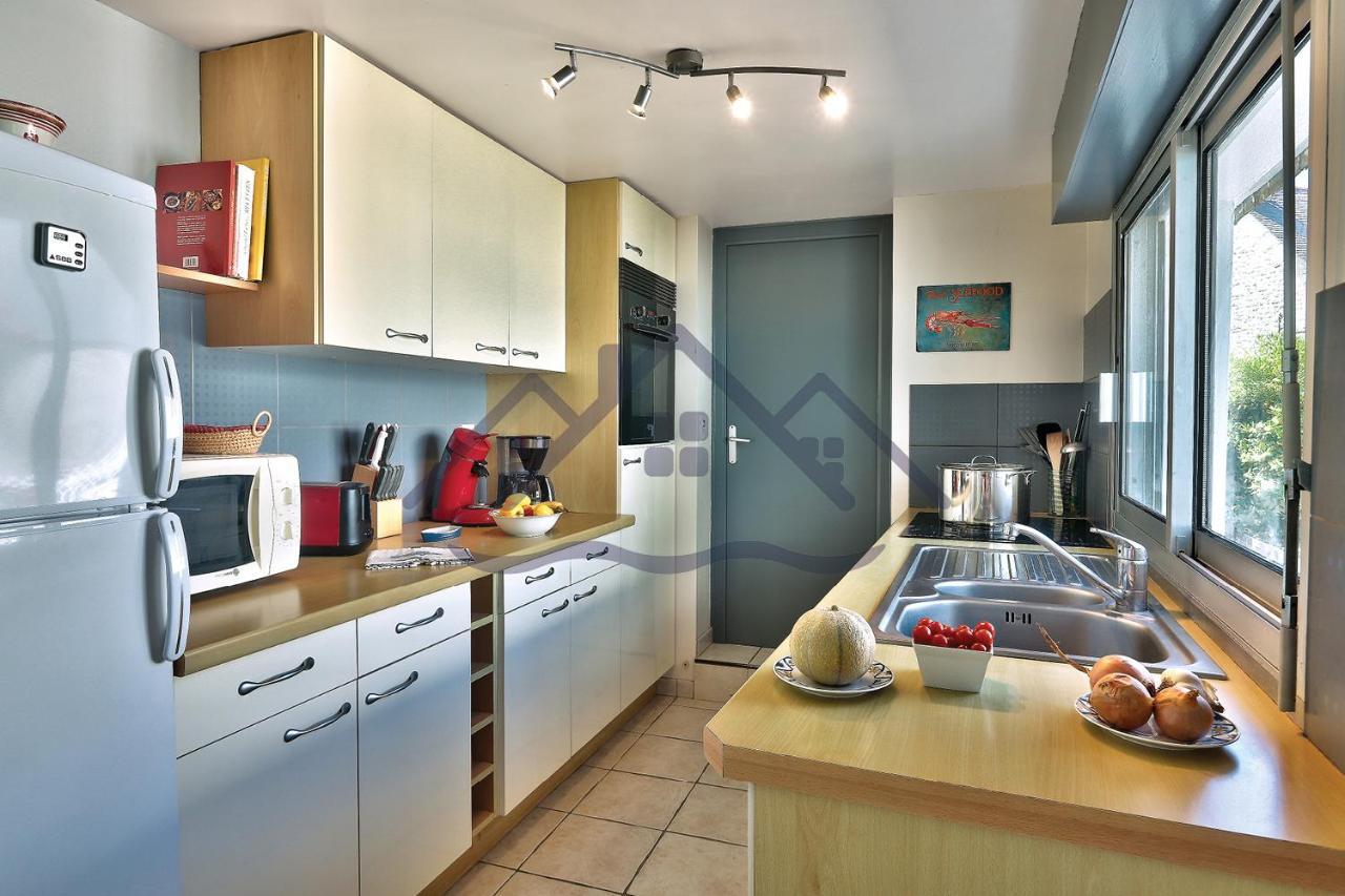 Localise - M3A La Maison Du Pecheur Au Guilvinec - Chambres Vue Mer - A 20M De La Mer Situee A La Pointe De Men Meur - Tout A Pied, Plage, Port, Centre, Commerces, Marche - Wifi Inclus - Linge De Lit Inclus - Jardin Clos - En Option , Menage Et Servi Luaran gambar