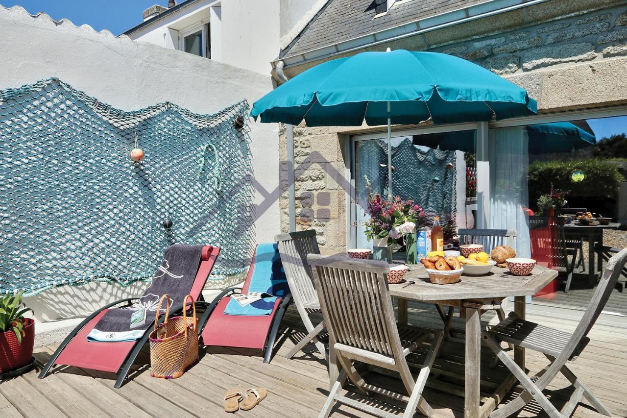 Localise - M3A La Maison Du Pecheur Au Guilvinec - Chambres Vue Mer - A 20M De La Mer Situee A La Pointe De Men Meur - Tout A Pied, Plage, Port, Centre, Commerces, Marche - Wifi Inclus - Linge De Lit Inclus - Jardin Clos - En Option , Menage Et Servi Luaran gambar