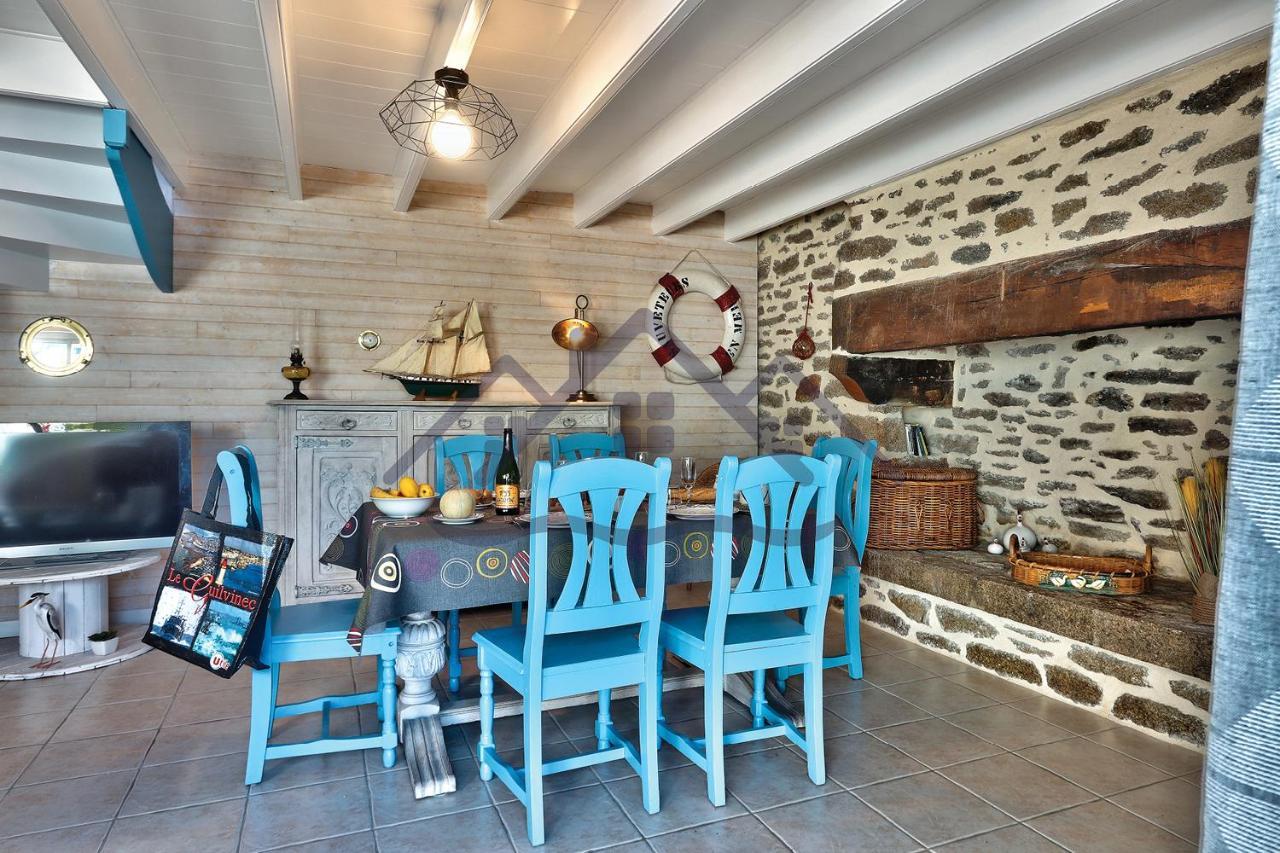 Localise - M3A La Maison Du Pecheur Au Guilvinec - Chambres Vue Mer - A 20M De La Mer Situee A La Pointe De Men Meur - Tout A Pied, Plage, Port, Centre, Commerces, Marche - Wifi Inclus - Linge De Lit Inclus - Jardin Clos - En Option , Menage Et Servi Luaran gambar
