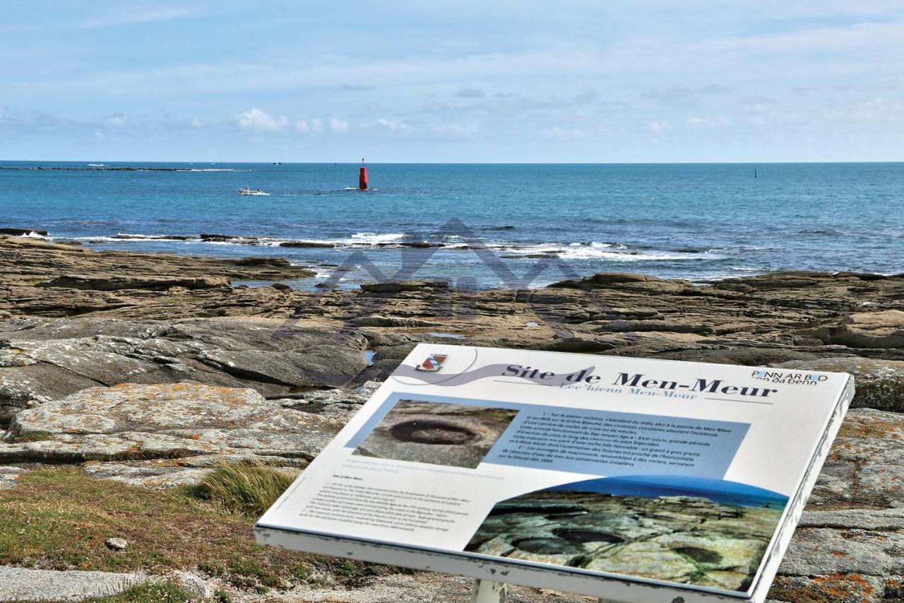 Localise - M3A La Maison Du Pecheur Au Guilvinec - Chambres Vue Mer - A 20M De La Mer Situee A La Pointe De Men Meur - Tout A Pied, Plage, Port, Centre, Commerces, Marche - Wifi Inclus - Linge De Lit Inclus - Jardin Clos - En Option , Menage Et Servi Luaran gambar